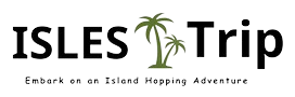 island trip and travel logo